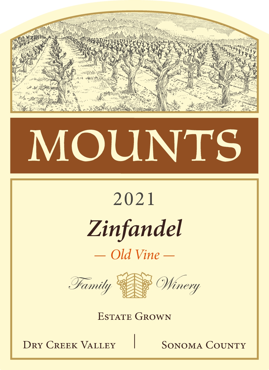 Product Image for 2021 Mounts Old Vine Zinfandel Estate Grown